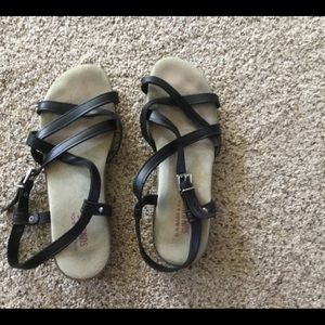 Bass leather sandals 8W